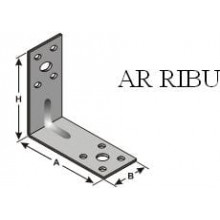 Leņķis ar Ribu 90x90x40x2,5